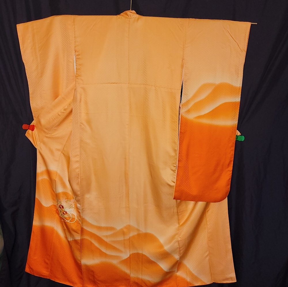 Japanese furisode kimono